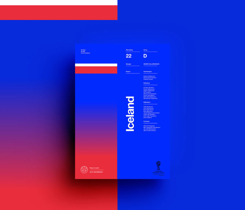 Carteles minimalistas para el Mundial de Rusia 2018 11