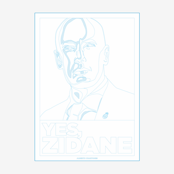 Ilustración Zinedine Zidane 4
