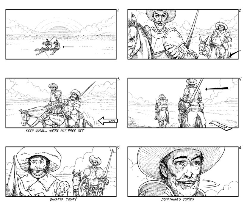 The Man Who Killed Don Quixote - Storyboards 2
