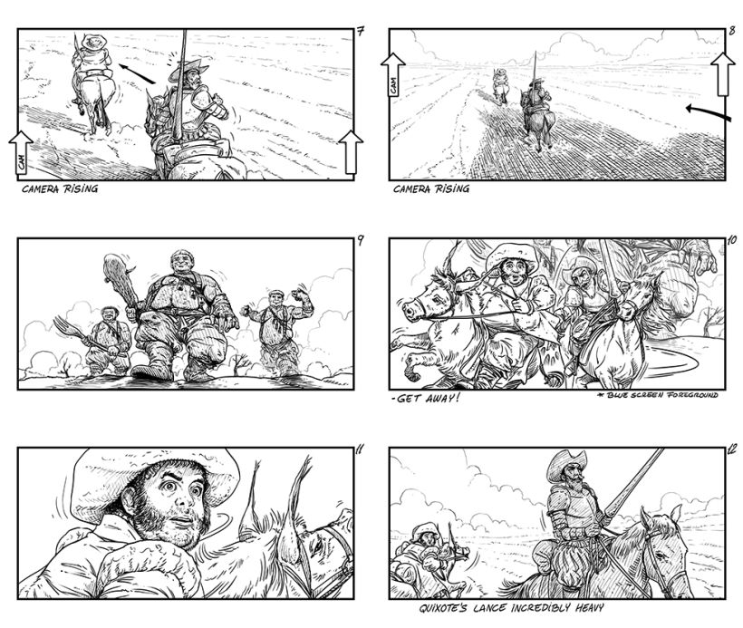 The Man Who Killed Don Quixote - Storyboards 3