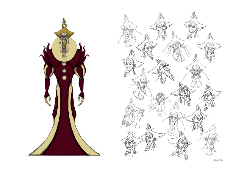 The Emperor - Concept Art para El Príncipe Danko -1