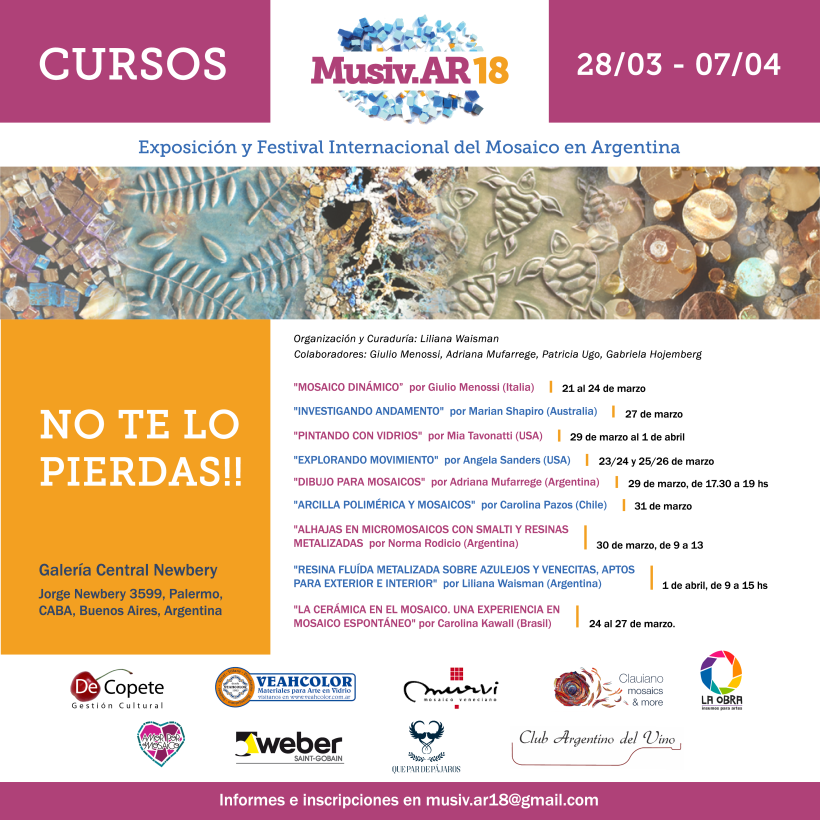 Comunicación Visual en la Exposición y Festival Internacional del Mosaico en Argentina 3