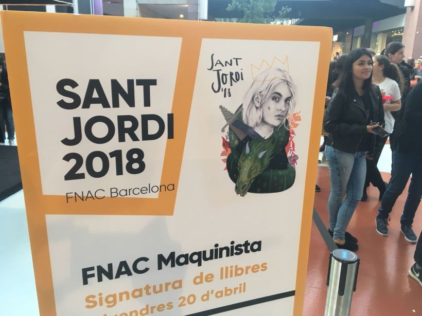 Sant Jordi para FNAC BCN. 2018. 1
