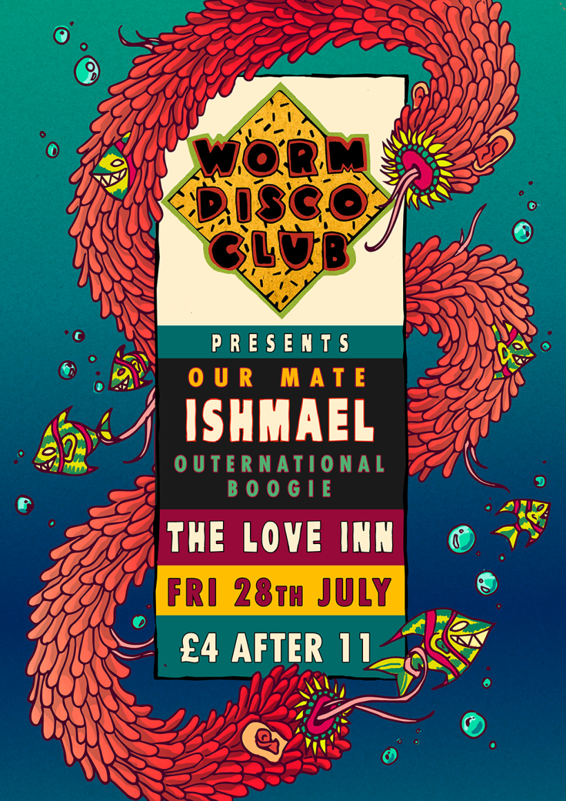 worm disco club posters 2017 1