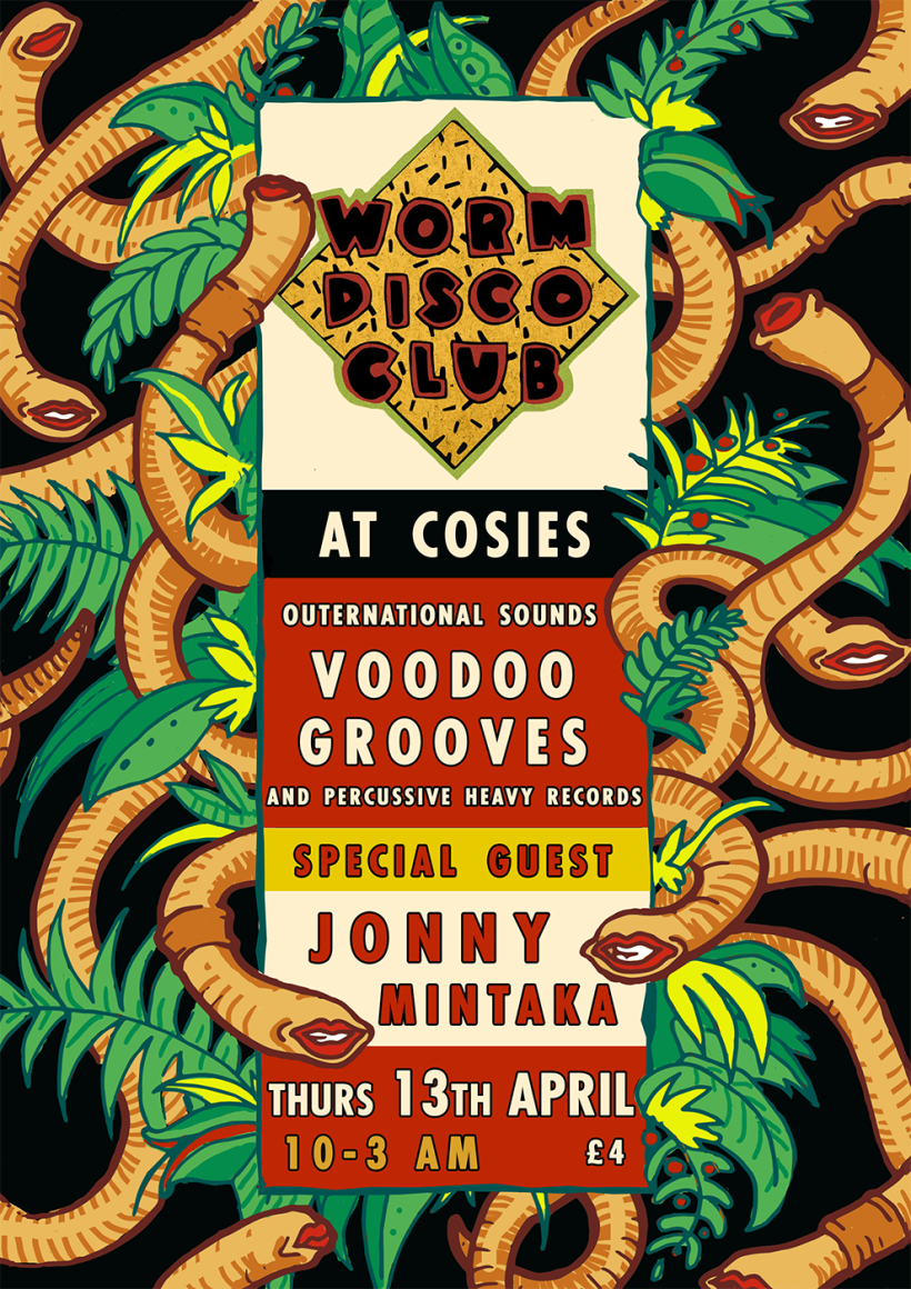 worm disco club posters 2017 4