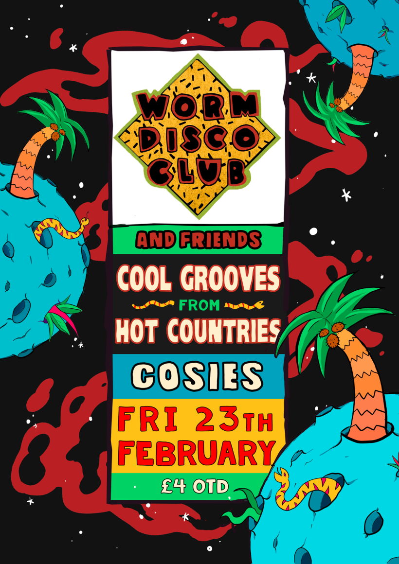 worm disco club posters 2017 5