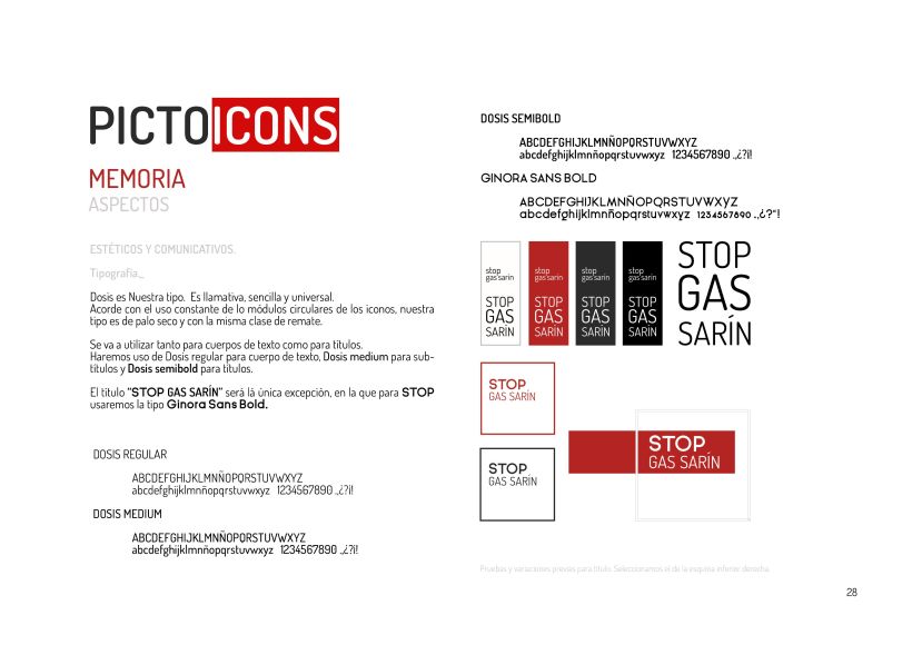 "STOP GAS SARIN" Elaboración de iconos y diseño de folleto divulgativo. Manual y desarrollo 48