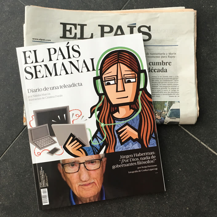 EL PAÍS SEMANAL. Cover and illustrations. -1