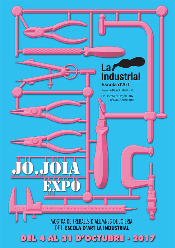 Cartel para la expo JoJoia · circuito OffJoya de Joya Barcelona [2016 y 2017] 1