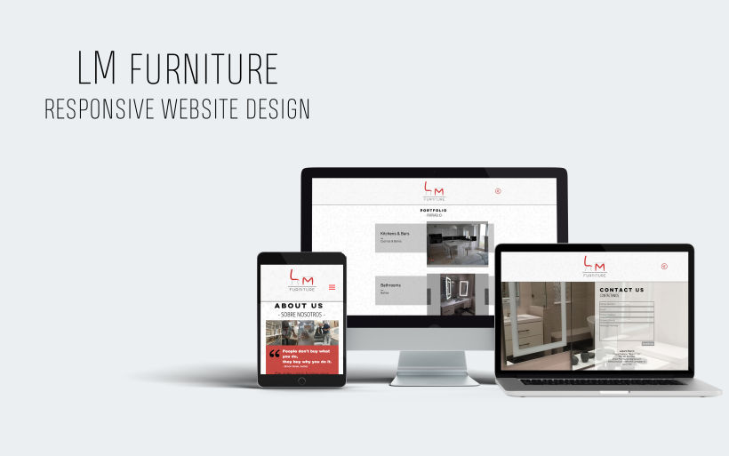 LM Furniture - Logotipo y Diseño Web/ Logo and Web Design 0