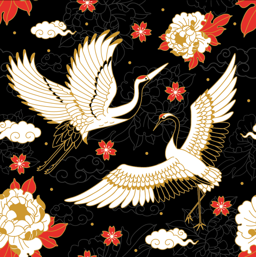 Japanese cranes & Sacred Snakes - Colombiamoda 2018 0