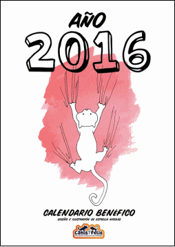 Calendario benéfico con ilustraciones felinas 2