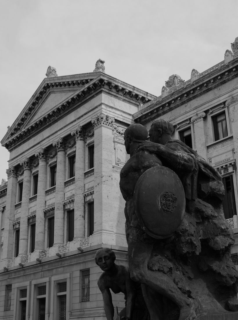 Montevideo histórico en blanco y negro 13