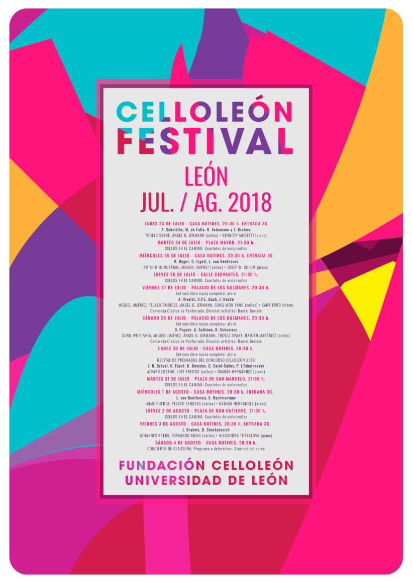 FESTIVAL CELLOLEÓN 2018 -1