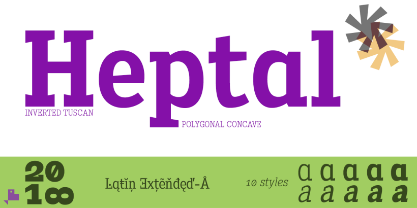 Heptal Serif -Tuscan Inverted- 0