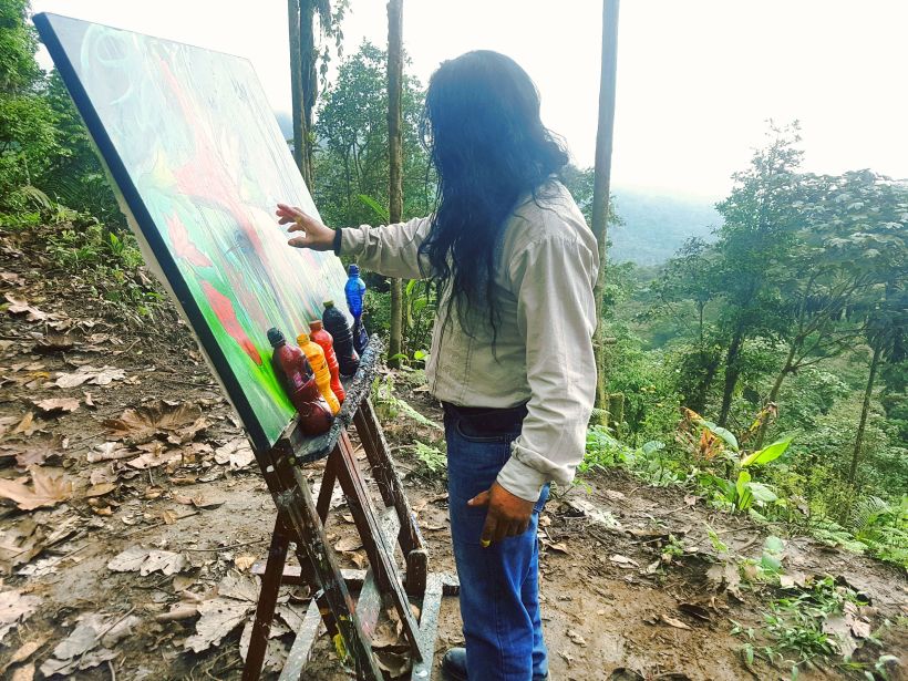 Pintor Ortega Maila-Taller Mashpi 1