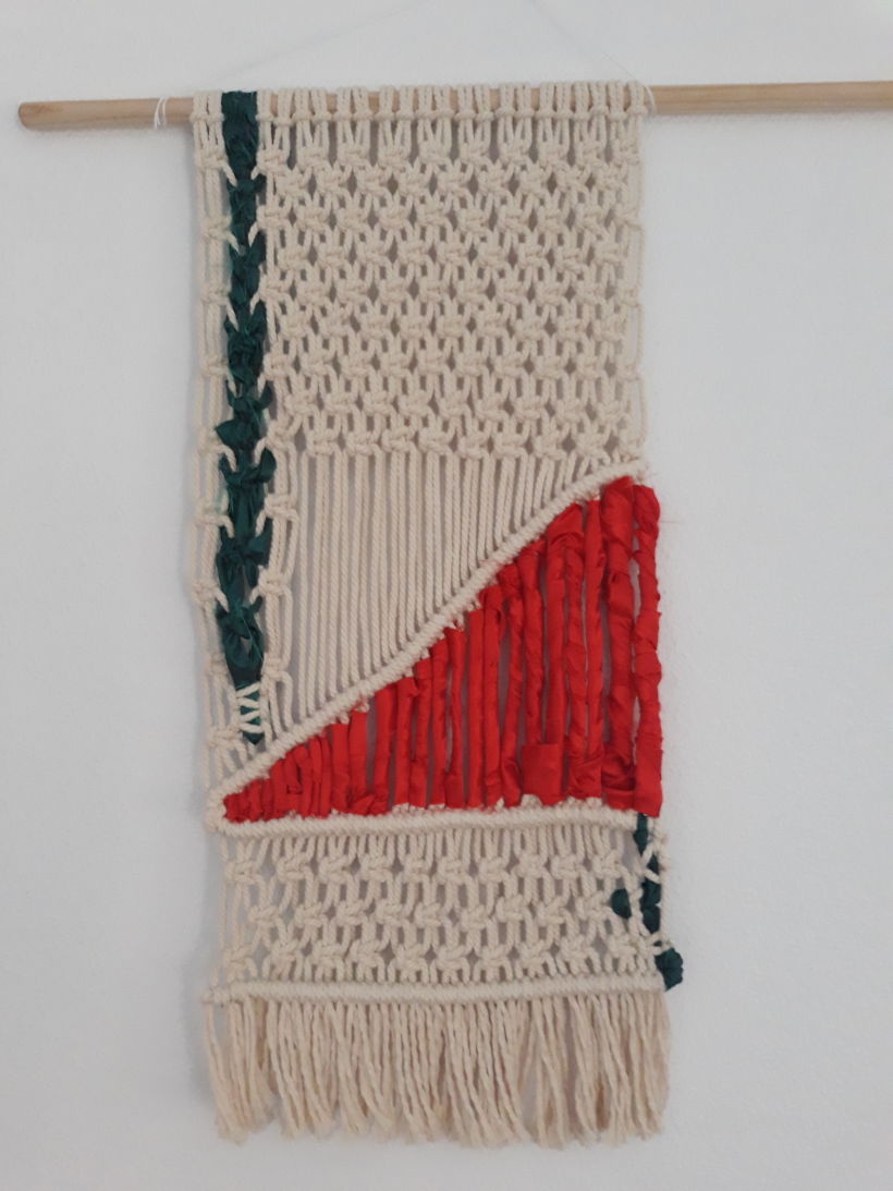 Mi Proyecto del curso: Introducción al macramé: creación de un tapiz decorativo: Oriental Glam 1