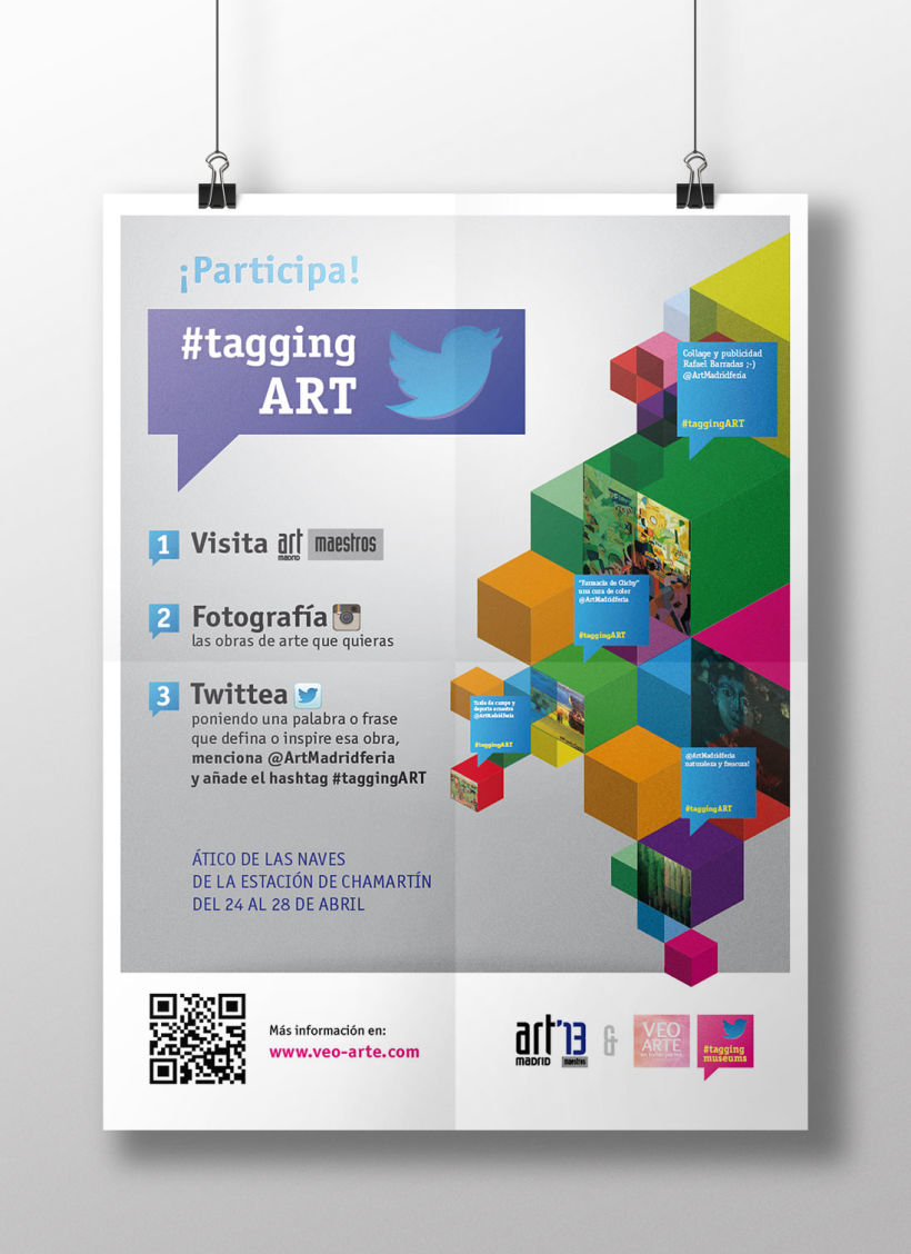 Cartel para proyecto #taggingArt -1