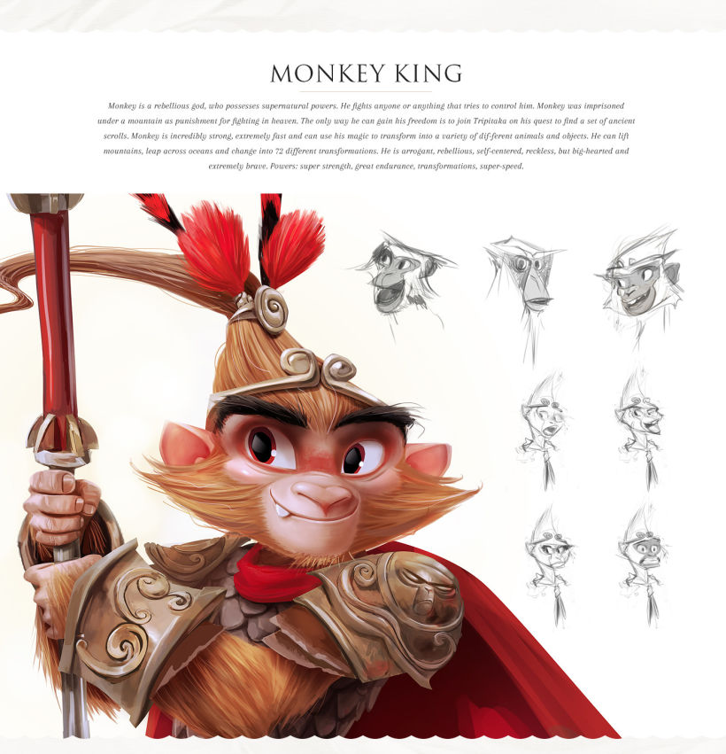 Monkey King Character design 1