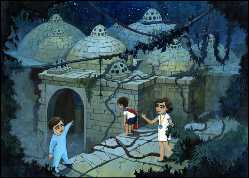 Illustration for children book  - Magical Journey 12