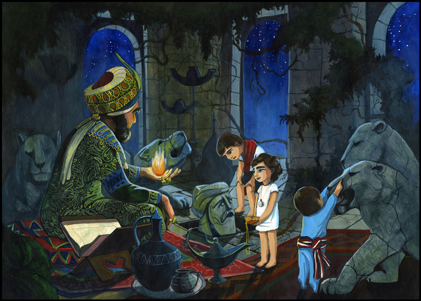 Illustration for children book  - Magical Journey 14
