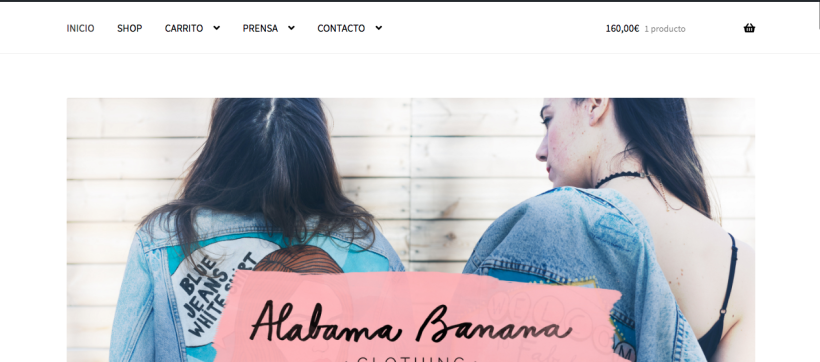 Mi Proyecto del curso: Creación de una tienda online en WordPress: ALABAMA BANANA 1