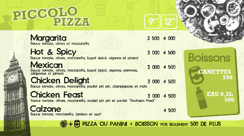 Piccolo Pizza - Identidad gráfica 0