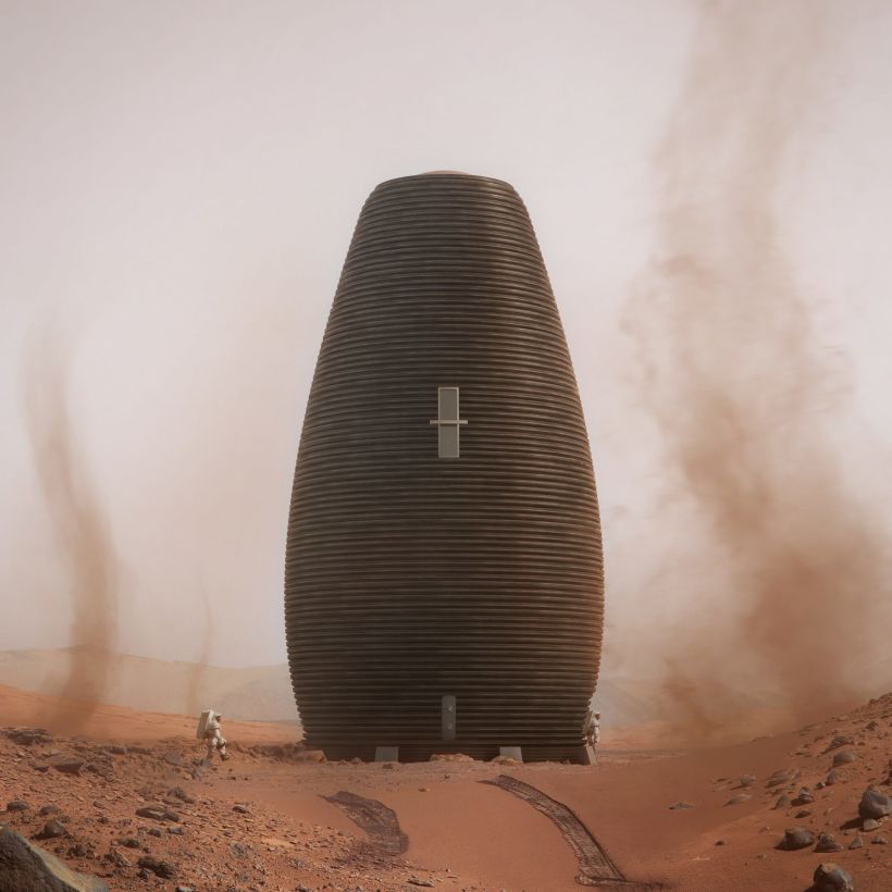 Estos son los diseños de los hábitats 3D que poblarán Marte cuando, por fin, lo pisemos 8