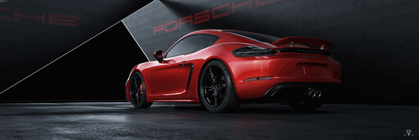 Porsche Caiman // Full CGI 1