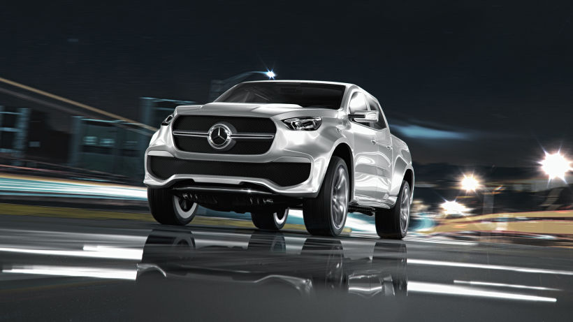 Mercedes Pick Up Concept // Full CGI 8
