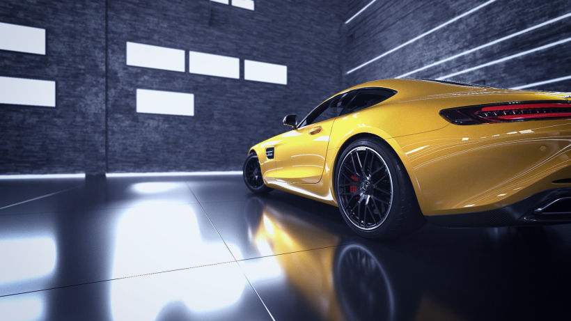 Mercedes AMG GT // Full CGI 15