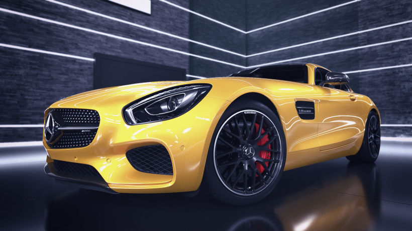 Mercedes AMG GT // Full CGI 16