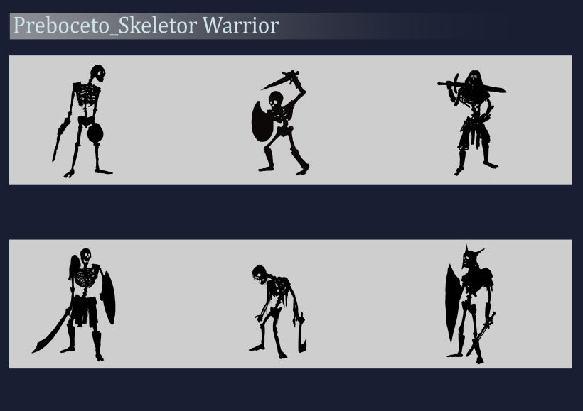 Concep Art by MeFO_Fantasy_Skeletor Warrior 1