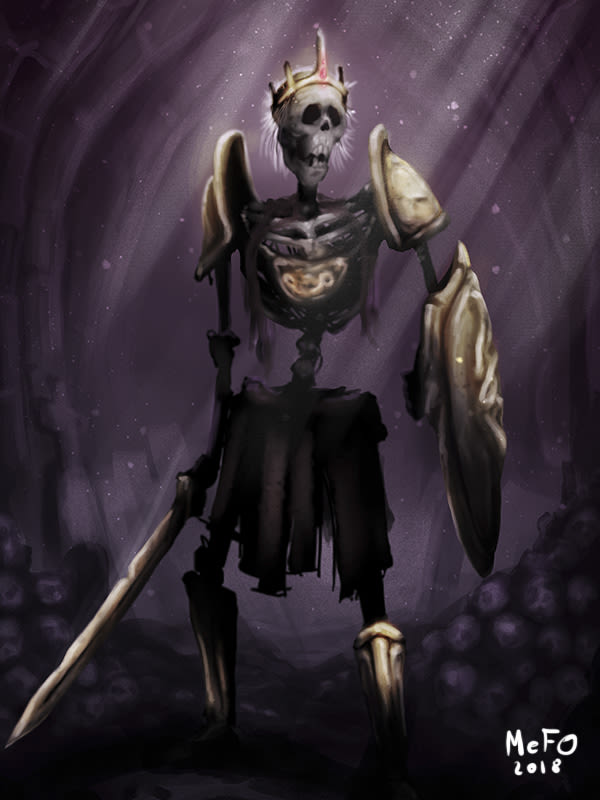 Concep Art by MeFO_Fantasy_Skeletor Warrior 2