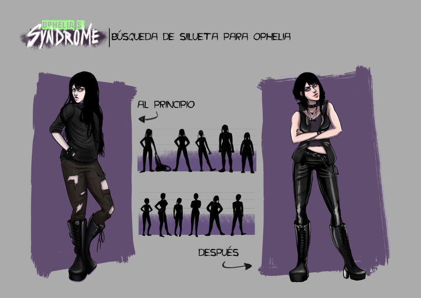Ophelia's Syndrome, diseño de personajes 2