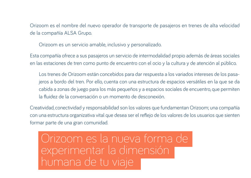 Orizoom: proyecto de creación de nombre de marca para un servicio de TAV 1