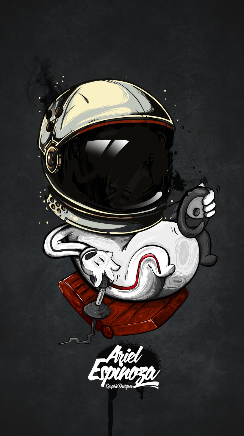 SpaceMan Illustration -1