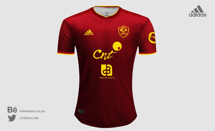 Diseño de camisetas para la Liga Pro - Ecuador (Adidas) 1