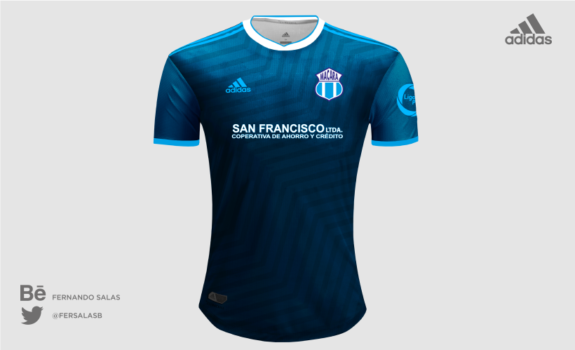 Diseño de camisetas para la Liga Pro - Ecuador (Adidas) 18