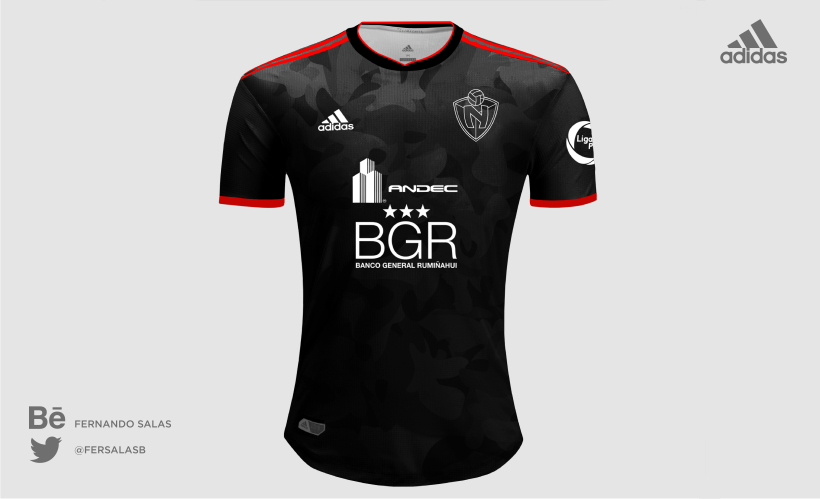 Diseño de camisetas para la Liga Pro - Ecuador (Adidas) 21