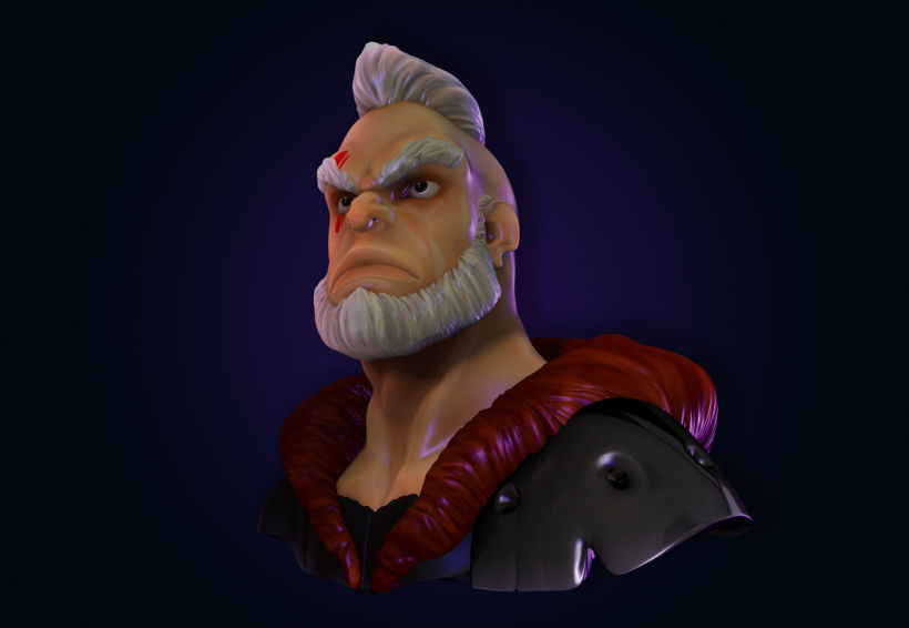 Vikingo: Modelado de personajes en 3D 1