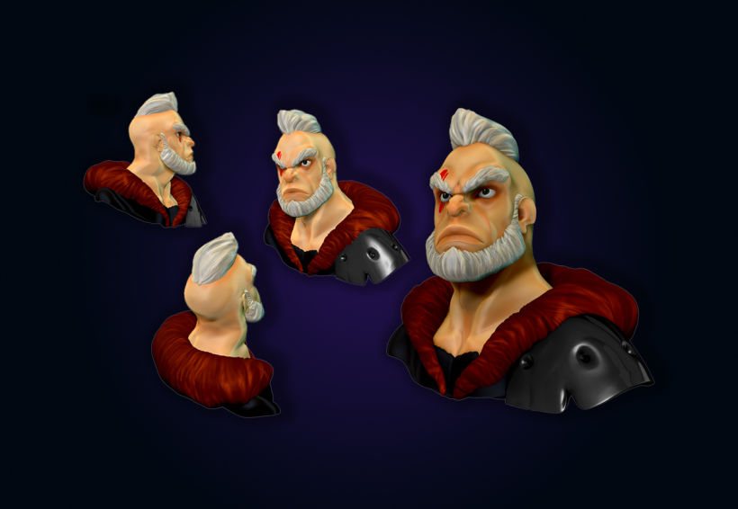 Vikingo: Modelado de personajes en 3D 2