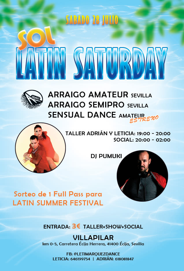 Poster “Sol Latin Saturday” 0