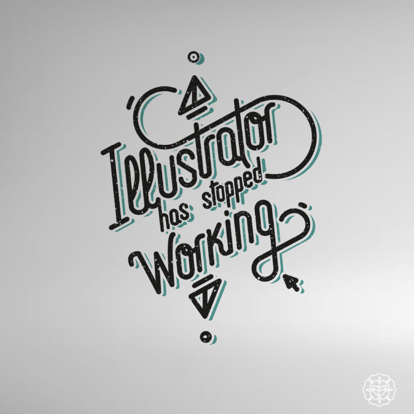Illustrator has stopped working - Lettering 0