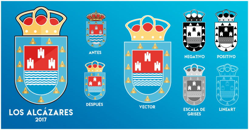 Rediseño escudo de Los Alcázares 0