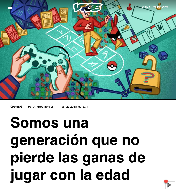 Generación con ganas de jugar (VICE España) 2