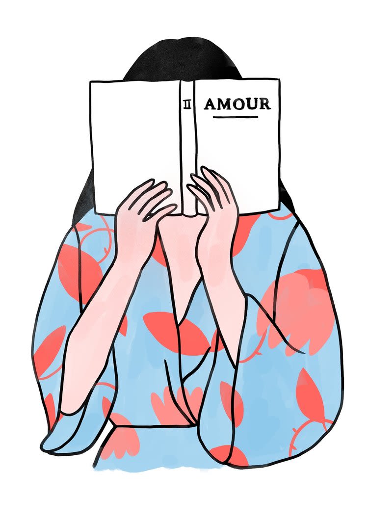 Ilustración minimalista sobre el amor y otras emociones 4