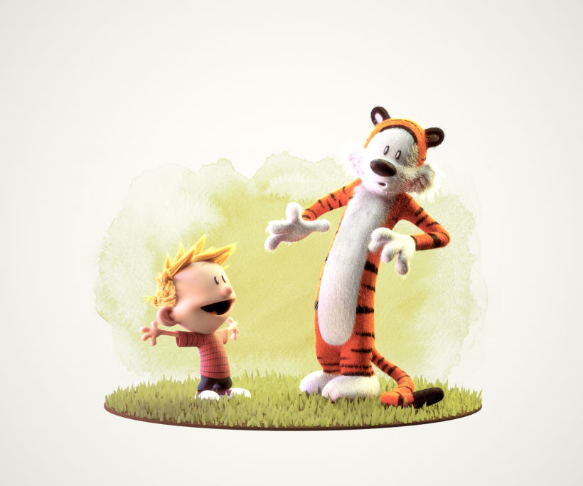 Calvin and Hobbes Rendition -1