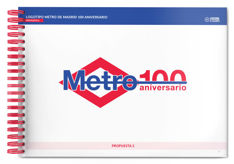 Logotipo Metro de Madrid 100 aniversario (concurso) 8