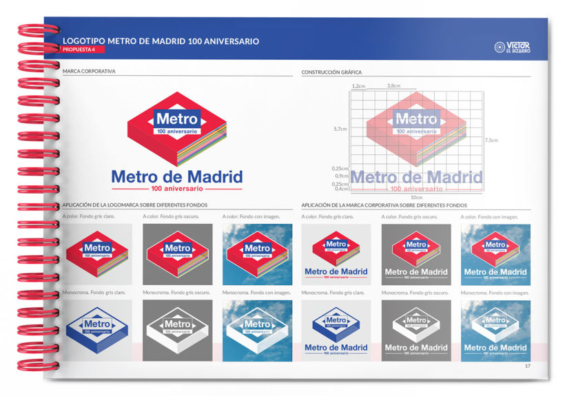 Logotipo Metro de Madrid 100 aniversario (concurso) 21